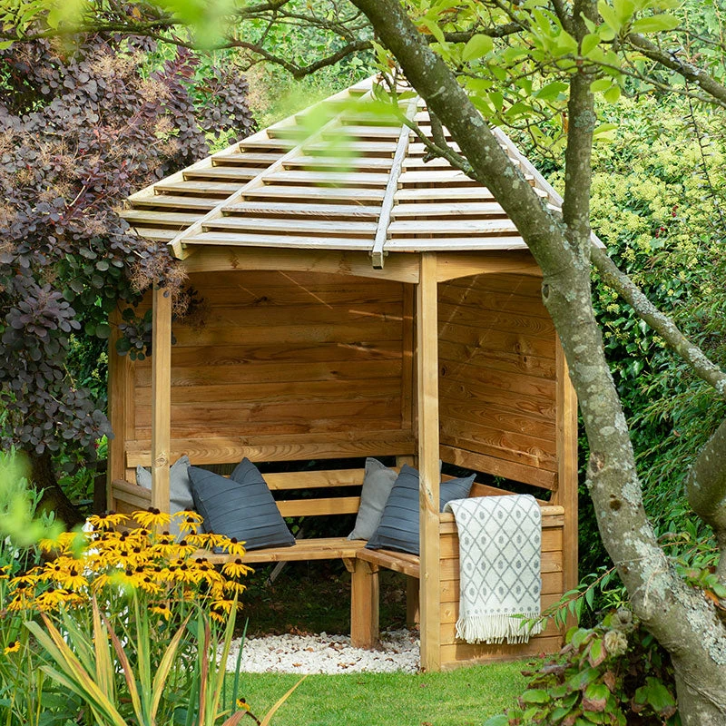 Forest Garden Venetian Corner Arbour - Image 5