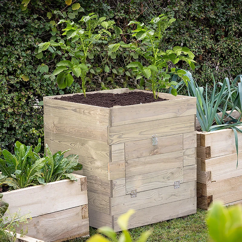 Forest Garden Wooden Potato Planter - Image 2