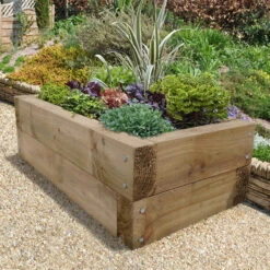 Sleeper Raised Bed