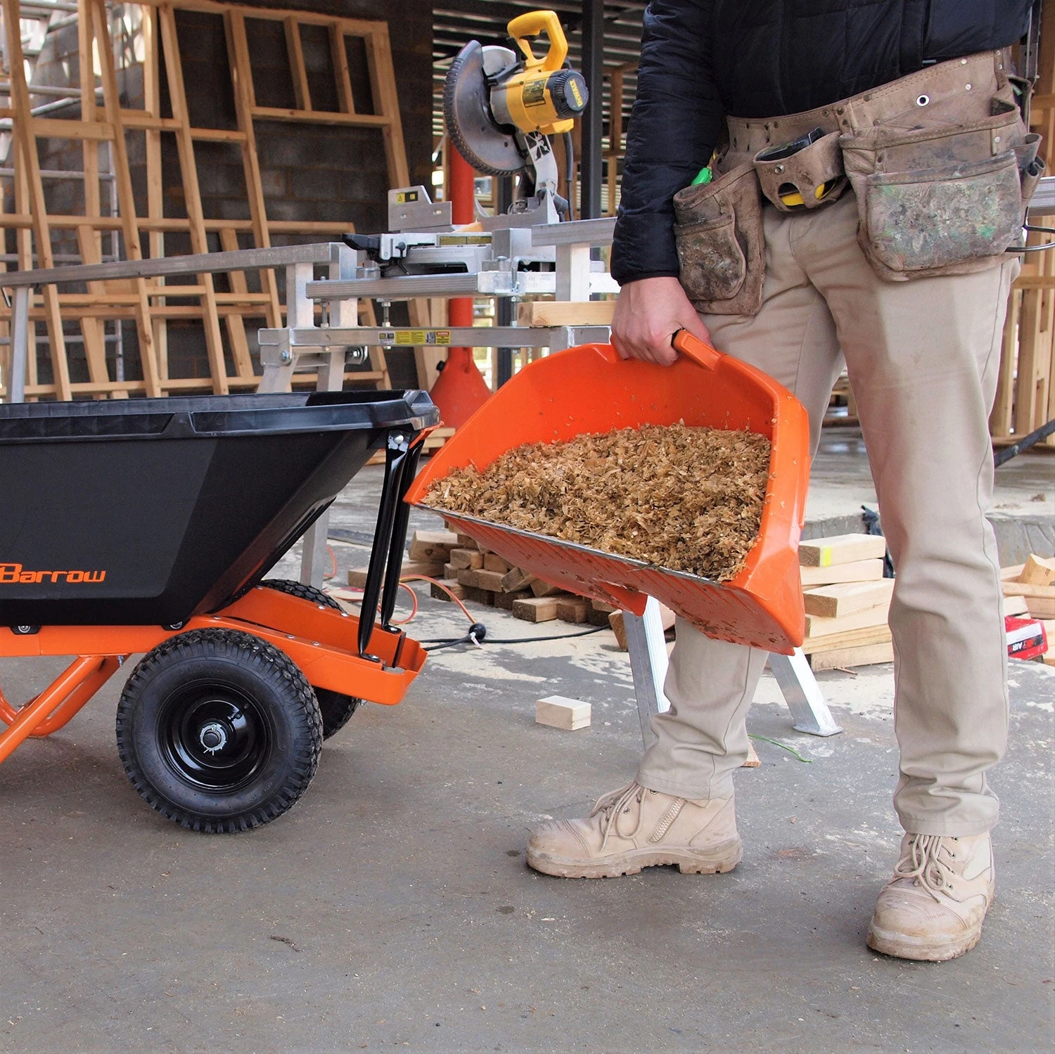 BucketBarrow Pro130D Dual Wheel Wheelbarrow Kit - Image 15