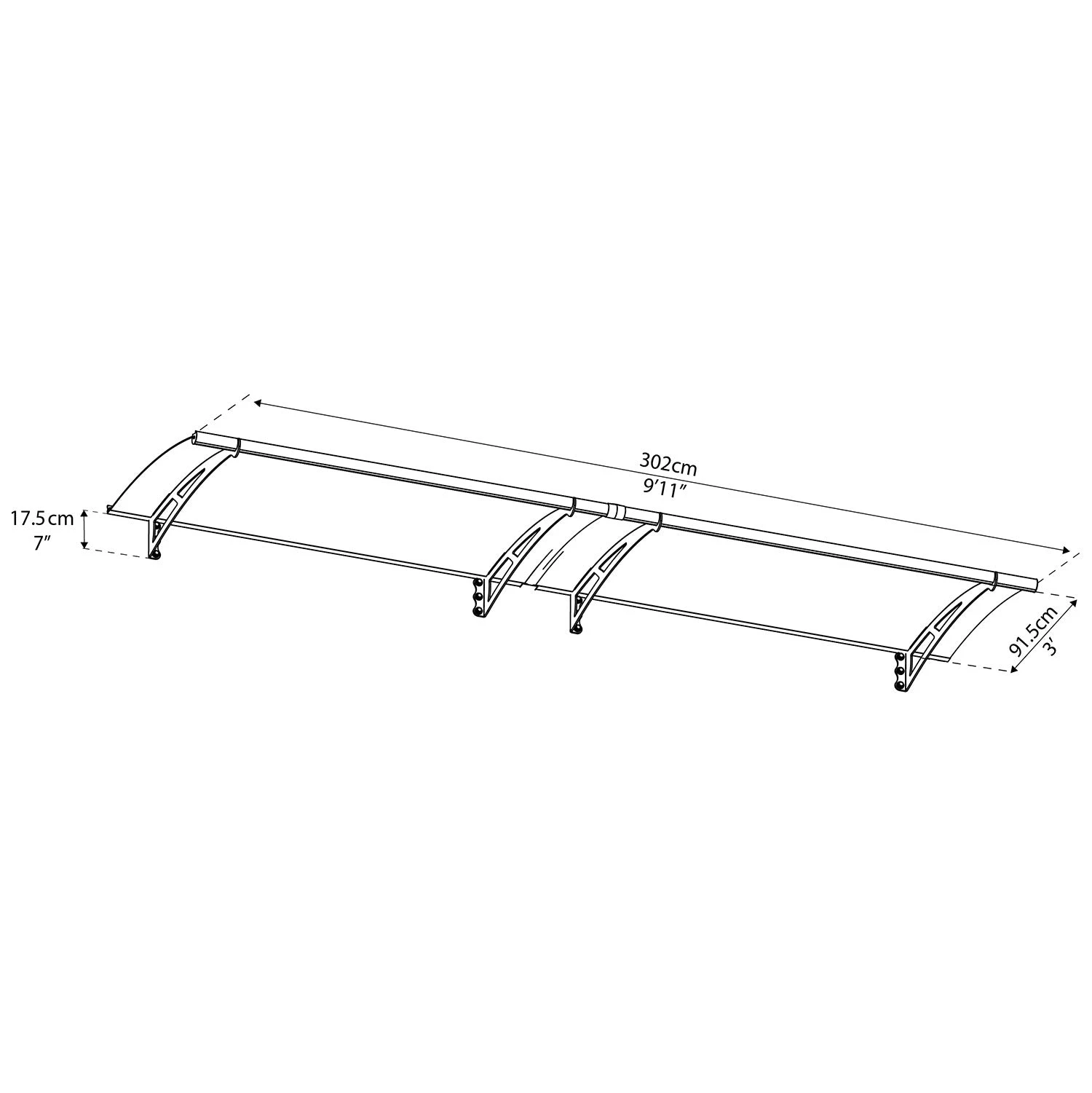 Palram Canopia Aquila Door Awnings - Image 18