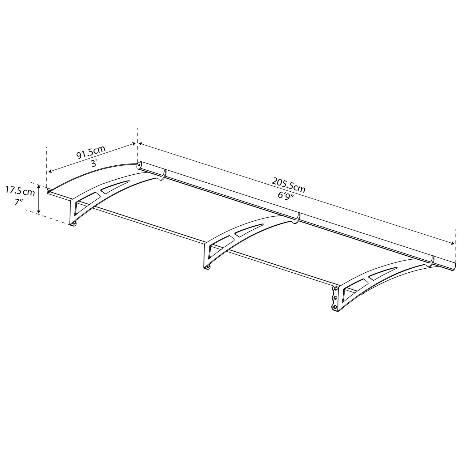 Palram Canopia Aquila Door Awnings - Image 17