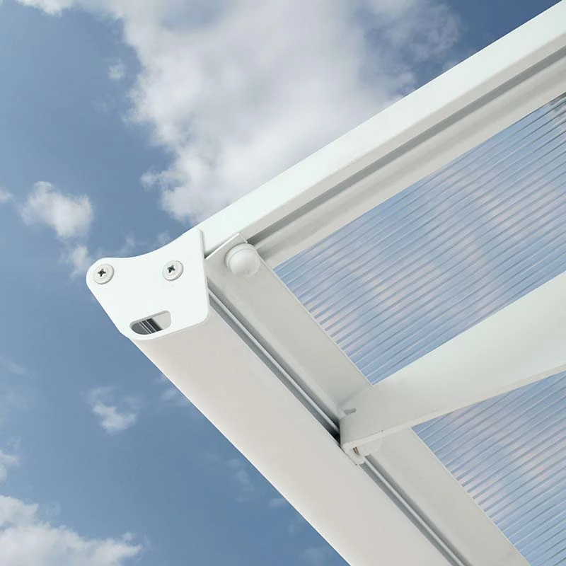 Palram Canopia Bordeaux Door Canopy White Mist - Image 4