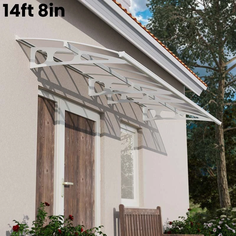 Palram Canopia Bordeaux Door Canopy White Mist - Image 2