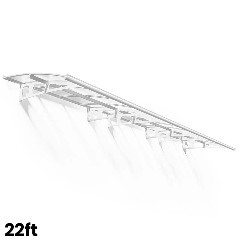 Palram Canopia Bordeaux Door Canopy White Mist - Image 8