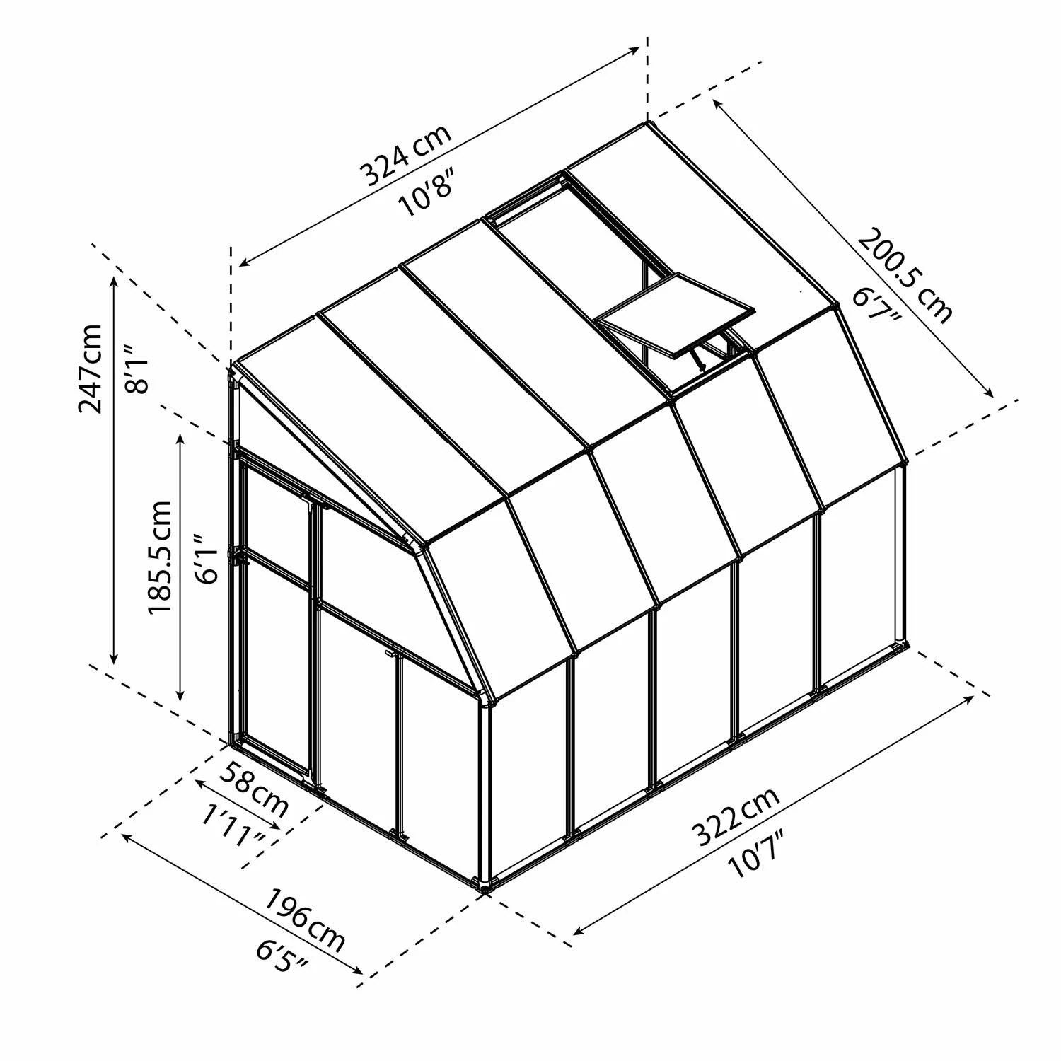 Rion Lean To Sun Room 6' Wide - Image 15