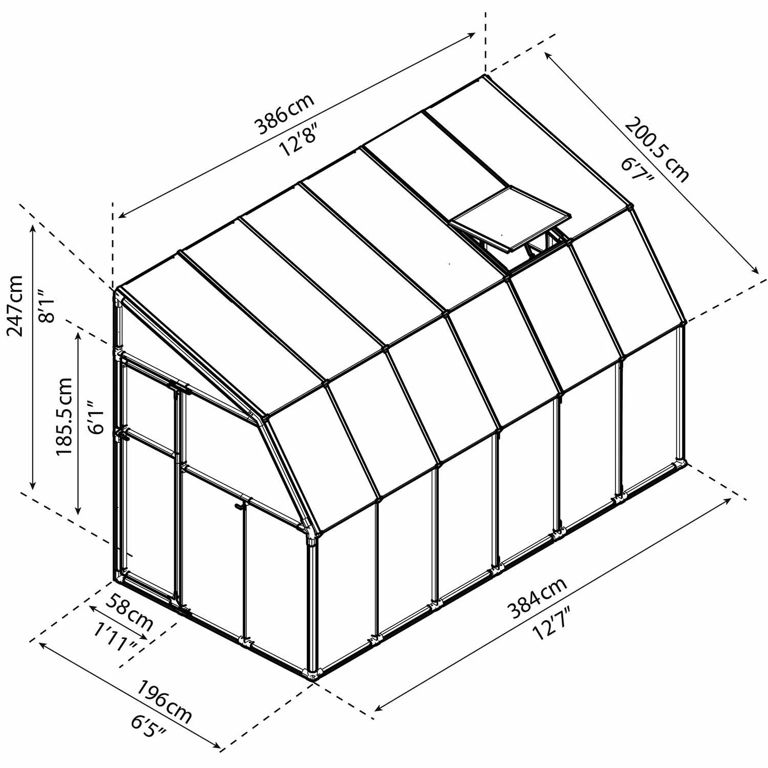 Rion Lean To Sun Room 6' Wide - Image 13