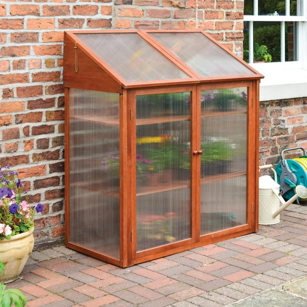 Rowlinson Hardwood Mini Greenhouse - Image 5
