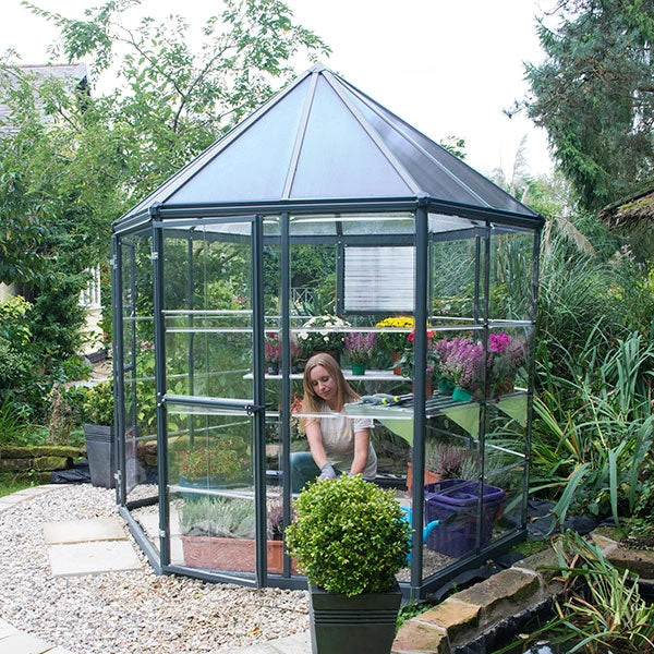 Palram Canopia Oasis Hexagonal 8ft Greenhouse