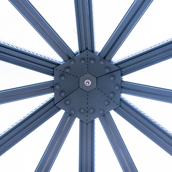 Palram Canopia Oasis Hexagonal 8ft Greenhouse - Image 4